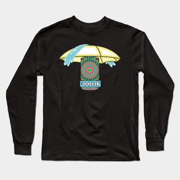 Psychedelic Mushroom Long Sleeve T-Shirt by ThatWeirdGirlStore